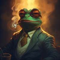 Pepe smoking